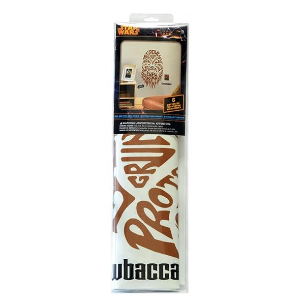 ルームメイツ/スターウォーズ タイポグラフィック チューバッカ/ピール&スティック　ジャイアント ウォール デカール |  | 01