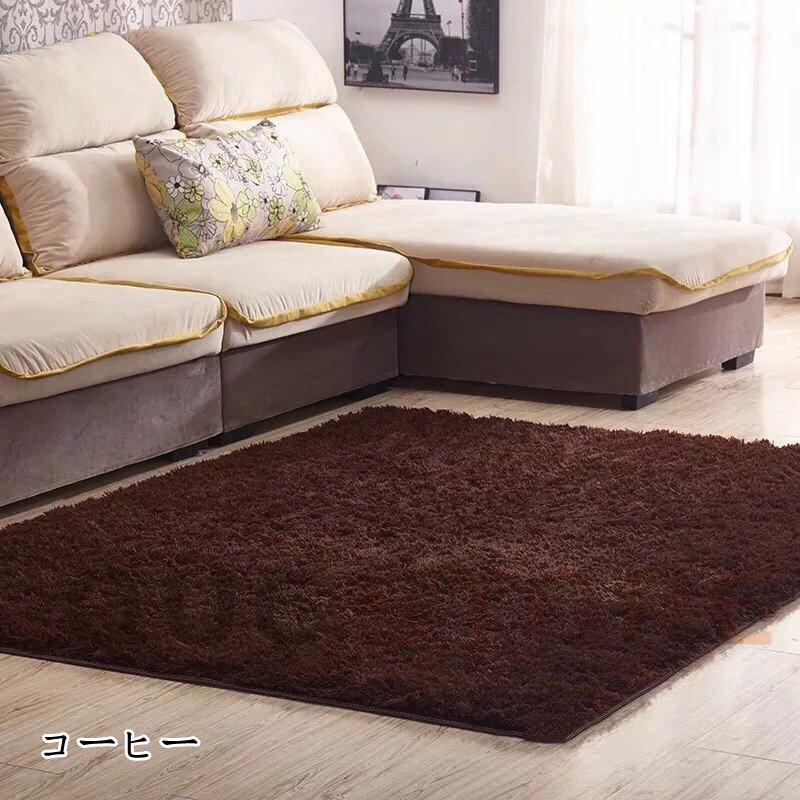 ラグ シャギー ふわふわ ラグマット 絨毯 カーペット リビング 無地 マット ホットカーペットカバー 北欧 風 おしゃれ 大きいサイズ  ホットカーペット対応 |  | 11