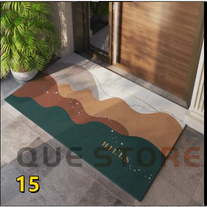 玄関マット 泥落とし 屋外 屋内 PVC ビニール おしゃれ 無地 北欧風 　フロアマット ドアマット 大判 大きいサイズ 室外 室内 店舗用品 洗える 雨 雪 |  | 15