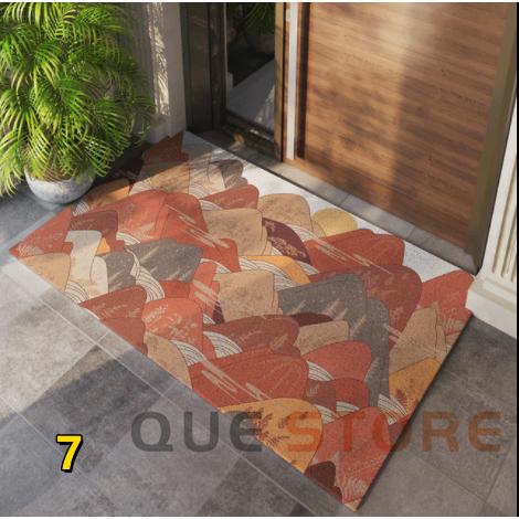 玄関マット 泥落とし 屋外 屋内 PVC ビニール おしゃれ 無地 北欧風 　フロアマット ドアマット 大判 大きいサイズ 室外 室内 店舗用品 洗える 雨 雪 |  | 07