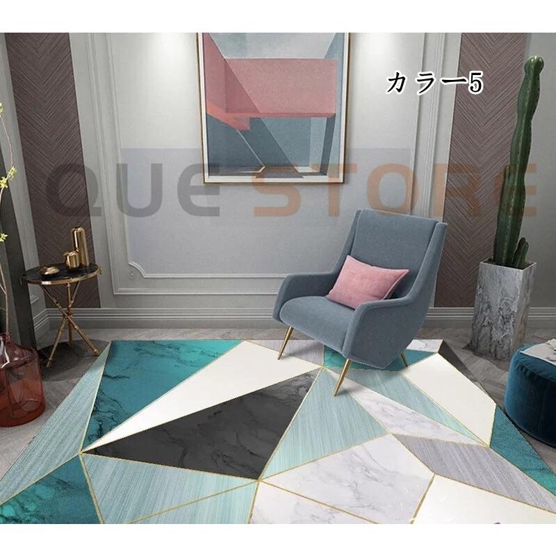 ラグ カーペット 北欧 ラグマット マット センターラグ 幾何 石柄 長方形 床暖房 オシャレ 一人暮らし 防ダニ 耐磨耗性 絨毯 夏 冬　ホットカーペット対応 |  | 07
