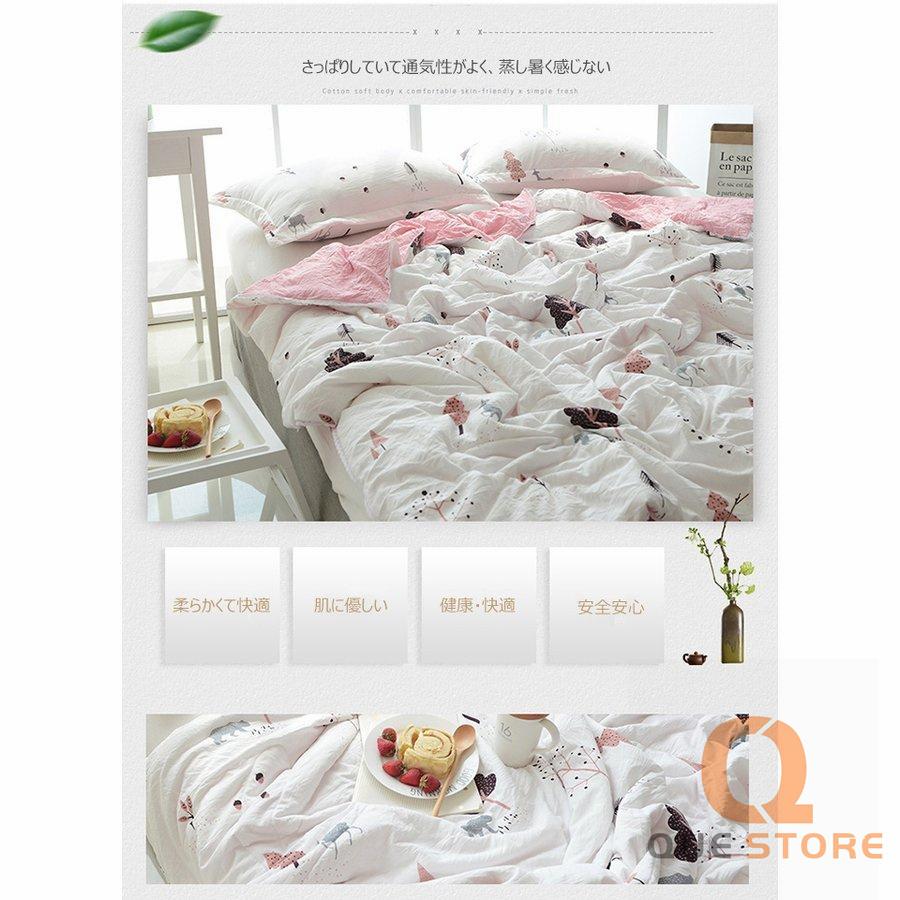 夏ふとん 肌掛け布団 子供用 夏布団 洗濯機OK 可愛い柄 肌触りいい 軽量 洗いざらし 冷房対策 通気性いい 夏用 春　秋　冬　肌布団 ブランケット |  | 03