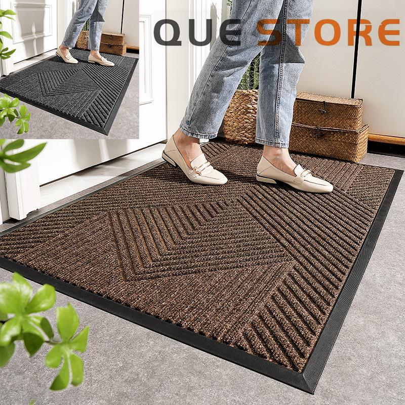 玄関マット 泥落としマット ドアマット 吸水 洗える 屋外 屋内 業務用 家庭用 滑り止め付き 大きい 大判 ラグマット エントランスマット 耐磨耗性 抗菌防臭 |  | 03