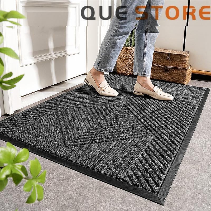 玄関マット 泥落としマット ドアマット 吸水 洗える 屋外 屋内 業務用 家庭用 滑り止め付き 大きい 大判 ラグマット エントランスマット 耐磨耗性 抗菌防臭 |  | 04