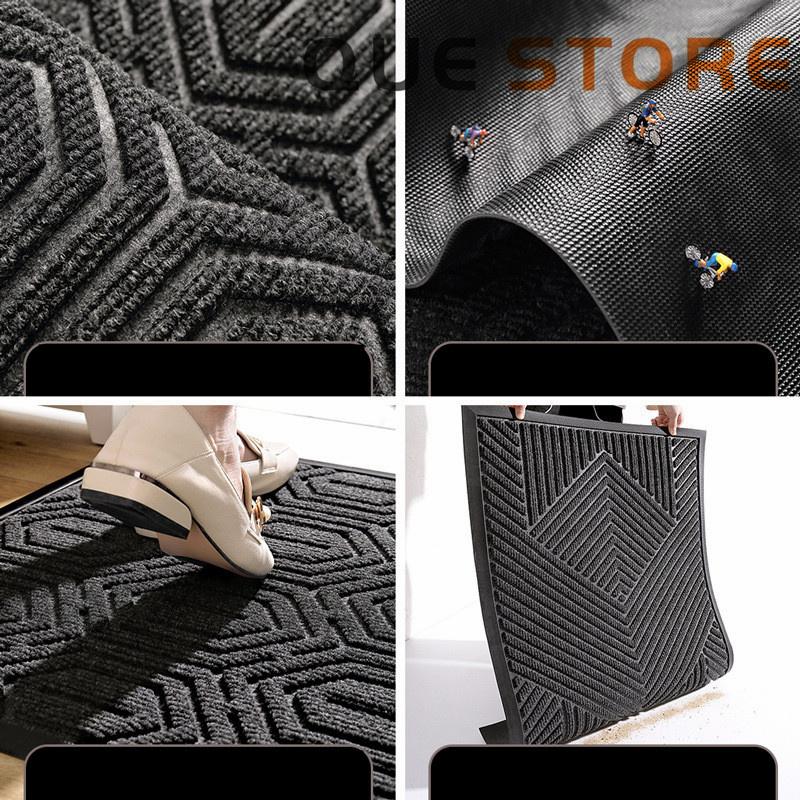 玄関マット 泥落としマット ドアマット 吸水 洗える 屋外 屋内 業務用 家庭用 滑り止め付き 大きい 大判 ラグマット エントランスマット 耐磨耗性 抗菌防臭 |  | 05