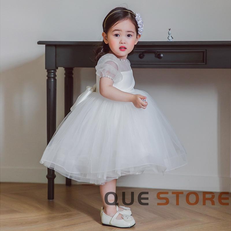 ドレス 女の子 ベビー服 子供服 キッズ フォーマル 結婚式 発表会 女の子用 子供 ドレス 子どもドレス プリンセス ベビードレス 女の子 80-150cm ベージュ |  | 03