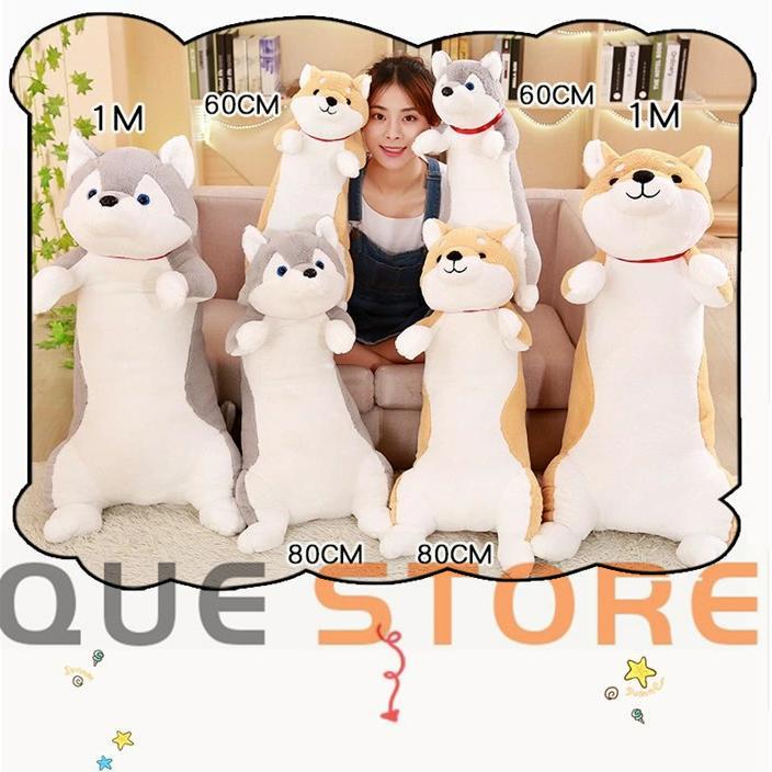 寝ぬいぐるみ 全2種類 黒柴 茶柴 犬 いぬ イヌ ぬいぐるみ 抱き枕 特大 かわいい ビッグ プレゼント おもちゃ 子供 ベッド 雑貨 お祝 誕生日 |  | 02