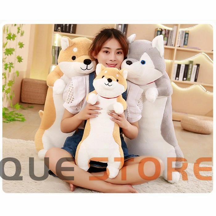 寝ぬいぐるみ 全2種類 黒柴 茶柴 犬 いぬ イヌ ぬいぐるみ 抱き枕 特大 かわいい ビッグ プレゼント おもちゃ 子供 ベッド 雑貨 お祝 誕生日 |  | 09