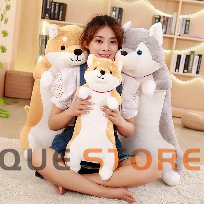 寝ぬいぐるみ 全2種類 黒柴 茶柴 犬 いぬ イヌ ぬいぐるみ 抱き枕 特大 かわいい ビッグ プレゼント おもちゃ 子供 ベッド 雑貨 お祝 誕生日 |  | 01