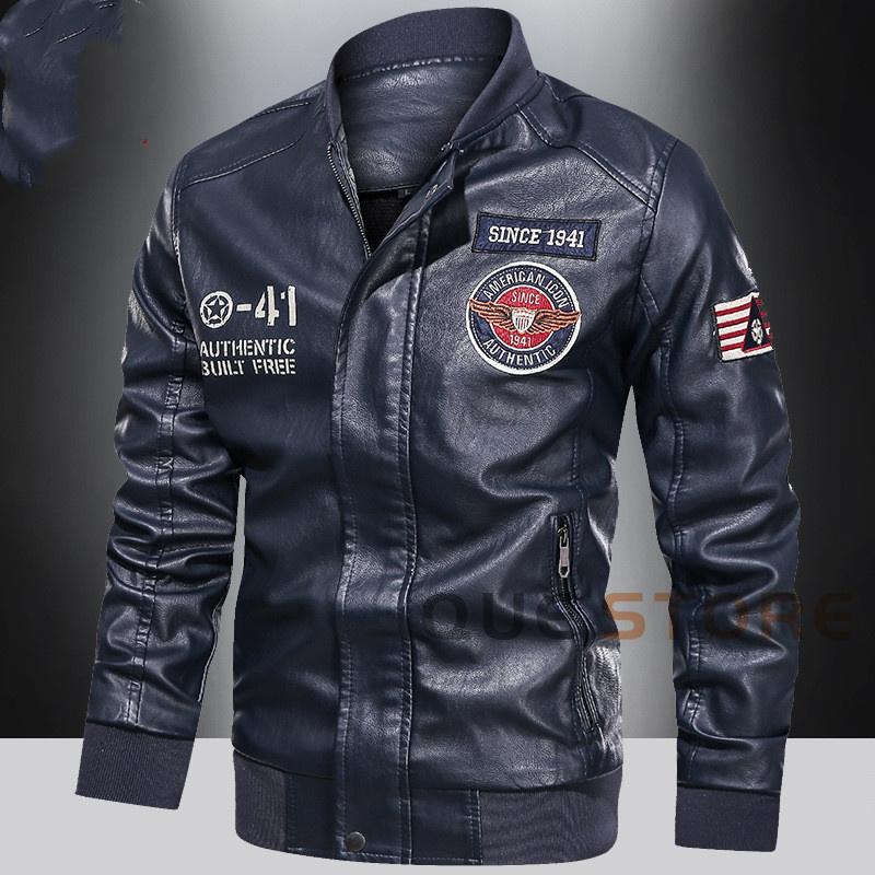 バイクウェア バイクジャケット メンズ レザージャケット ライダース バイクウェア 皮ジャン 革ジャン 立て襟 おしゃれ　裏起毛 |  | 13