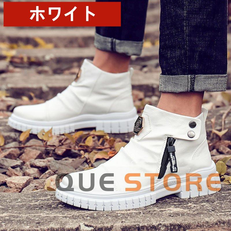 ブーツ メンズ  ワークブーツ ショートブーツ 高級感  ミリタリーブーツ メンズ靴 エンジニアブーツ バイクブーツ 防滑 おしゃれ |  | 02