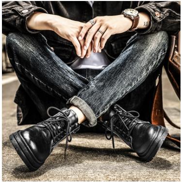 ブーツ メンズ  ワークブーツ ショートブーツ 高級感  ミリタリーブーツ メンズ靴 エンジニアブーツ バイクブーツ 防滑 おしゃれ |  | 07