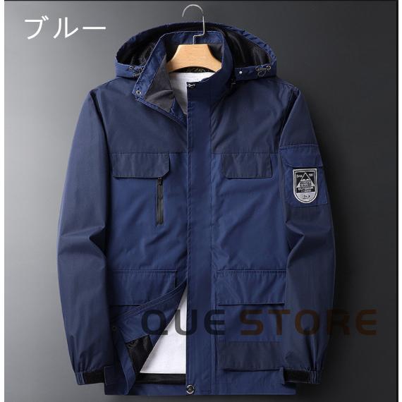 マウンテンパーカー メンズ アウトドア ライダースジャケット ウェア アウター 防風 防水 マウンテンパーカー メンズ アウトドア 暖かい 防寒  春秋服 |  | 11