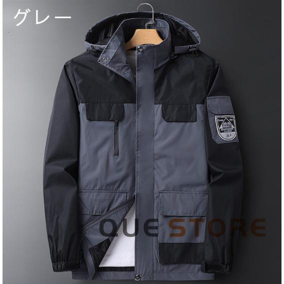 マウンテンパーカー メンズ アウトドア ライダースジャケット ウェア アウター 防風 防水 マウンテンパーカー メンズ アウトドア 暖かい 防寒  春秋服 |  | 13