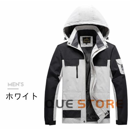 マウンテンパーカー メンズ アウトドア ライダースジャケット ウェア アウター 防風 防水 マウンテンパーカー メンズ アウトドア 暖かい 防寒  春秋服 |  | 17