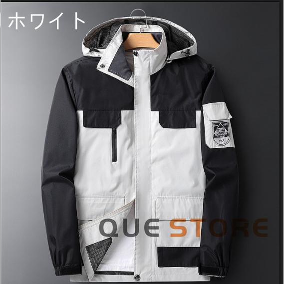 マウンテンパーカー メンズ アウトドア ライダースジャケット ウェア アウター 防風 防水 マウンテンパーカー メンズ アウトドア 暖かい 防寒  春秋服 |  | 08