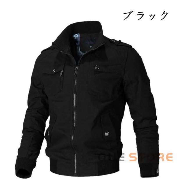 ジャケット・アウター 121212 バイクウェア ジャケット メンズ ミリタリージャケット ブルゾン