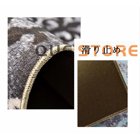 カーペット ラグ マット 北欧 夏用 オールシーズン　冬用 モロッコ柄 厚手 滑り止め 洗える 絨毯 おしゃれ かわいい モダン ミニラグ ジュータン 花柄 バラ |  | 18