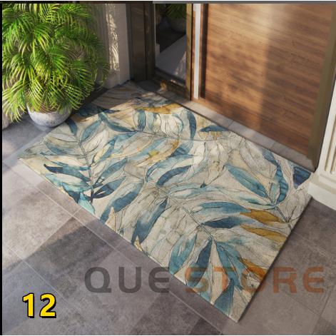 玄関マット 泥落とし 屋外 屋内 PVC ビニール おしゃれ 無地 北欧風 　フロアマット ドアマット 大判 大きいサイズ 室外 室内 店舗用品 洗える 雨 雪 |  | 12