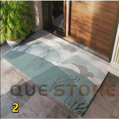 玄関マット 泥落とし 屋外 屋内 PVC ビニール おしゃれ 無地 北欧風 　フロアマット ドアマット 大判 大きいサイズ 室外 室内 店舗用品 洗える 雨 雪 |  | 02