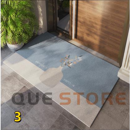 玄関マット 泥落とし 屋外 屋内 PVC ビニール おしゃれ 無地 北欧風 　フロアマット ドアマット 大判 大きいサイズ 室外 室内 店舗用品 洗える 雨 雪 |  | 03