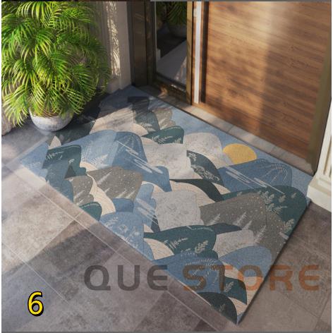 玄関マット 泥落とし 屋外 屋内 PVC ビニール おしゃれ 無地 北欧風 　フロアマット ドアマット 大判 大きいサイズ 室外 室内 店舗用品 洗える 雨 雪 |  | 06