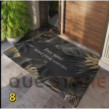 玄関マット 泥落とし 屋外 屋内 PVC ビニール おしゃれ 無地 北欧風 　フロアマット ドアマット 大判 大きいサイズ 室外 室内 店舗用品 洗える 雨 雪 |  | 08