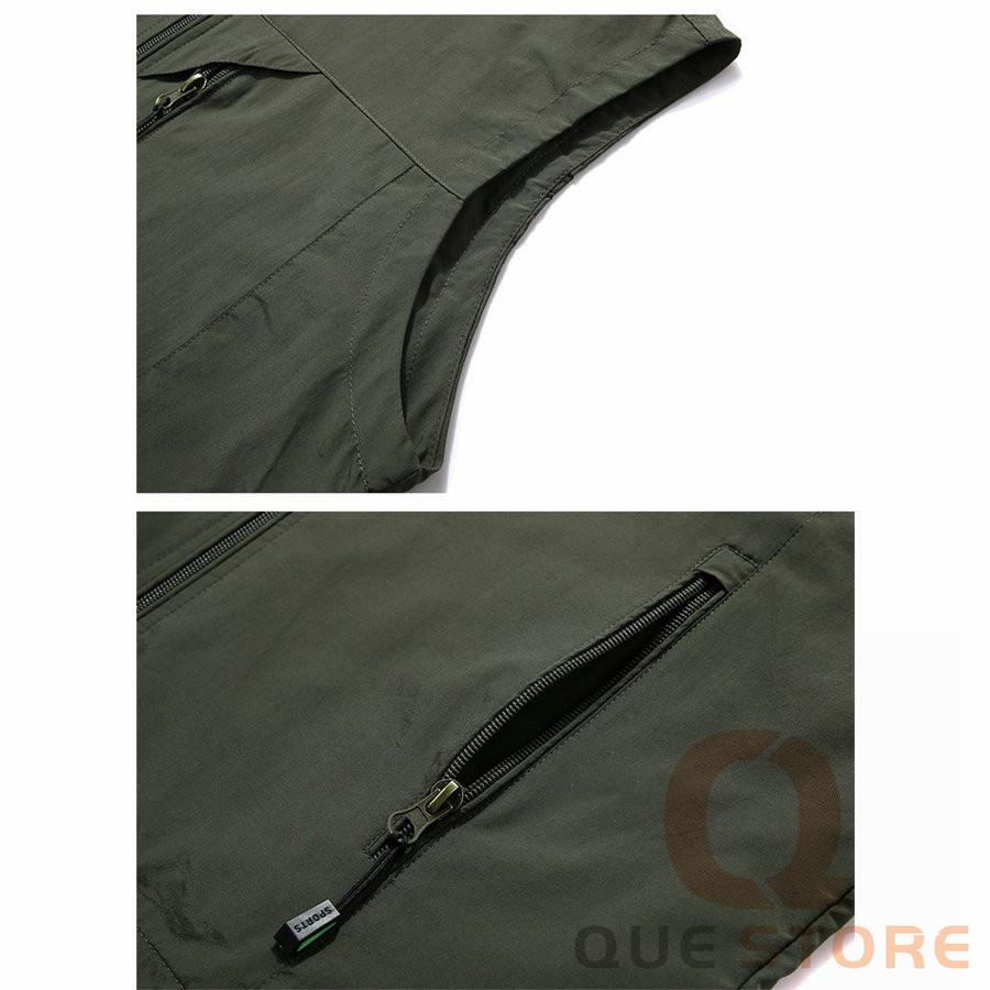 アウトドアベスト ベスト メンズ メッシュベスト 作業服 釣り 登山 アウトドアウェア 撥水 カジュアル 春夏　プレゼント |  | 10