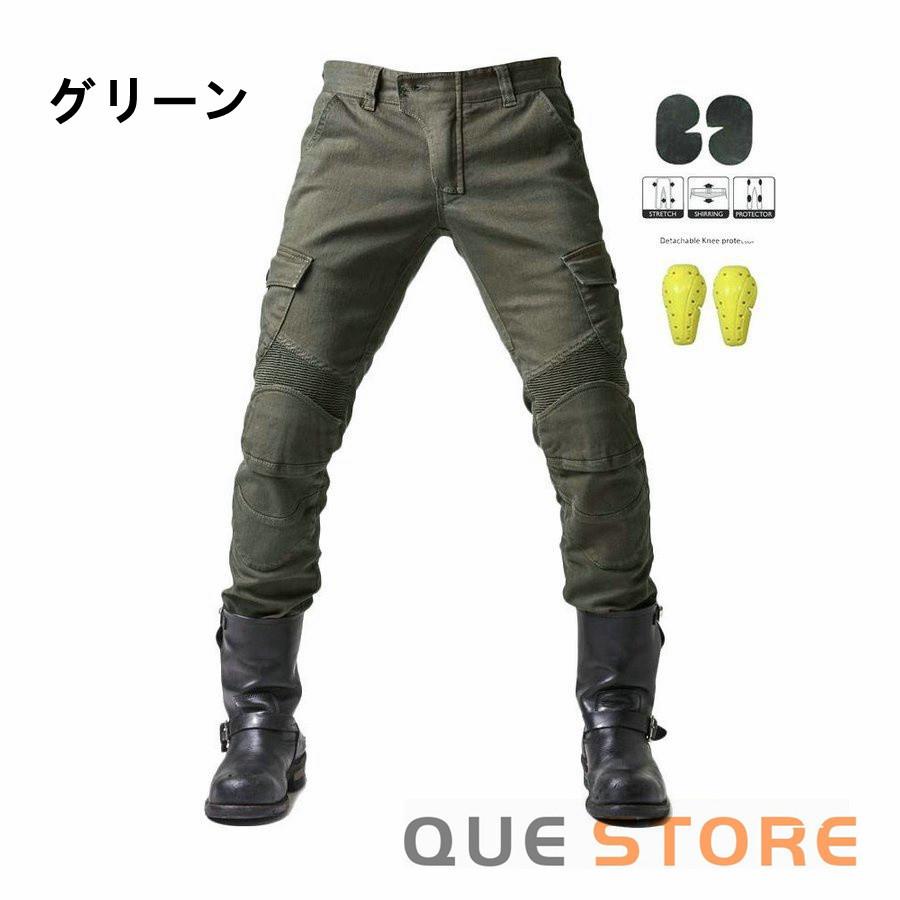 バイクパンツ メンズ バイクウェア オールシーズン プロテクター付き バイク用品 腰用 膝用 春夏 秋冬 ライダーパンツ ツーリング用バイクパンツ |  | 01