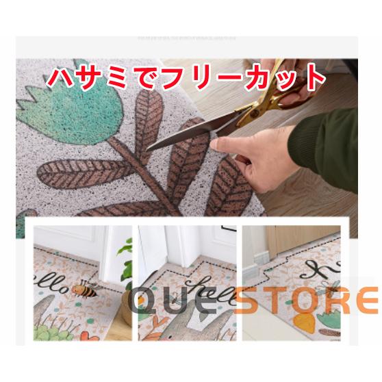 玄関マット 泥落とし 屋外 屋内 PVC ビニール おしゃれ 無地 北欧風 　フロアマット ドアマット 大判 大きいサイズ 室外 室内 店舗用品 洗える 雨 雪 |  | 15