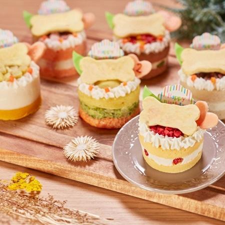 【あす楽】犬用ケーキ 誕生日ケーキ 米粉のいちごケーキ 可愛いプレート付(名入れ不可、即日発送可能) グルテンフリー バースデーケーキ |  | 02