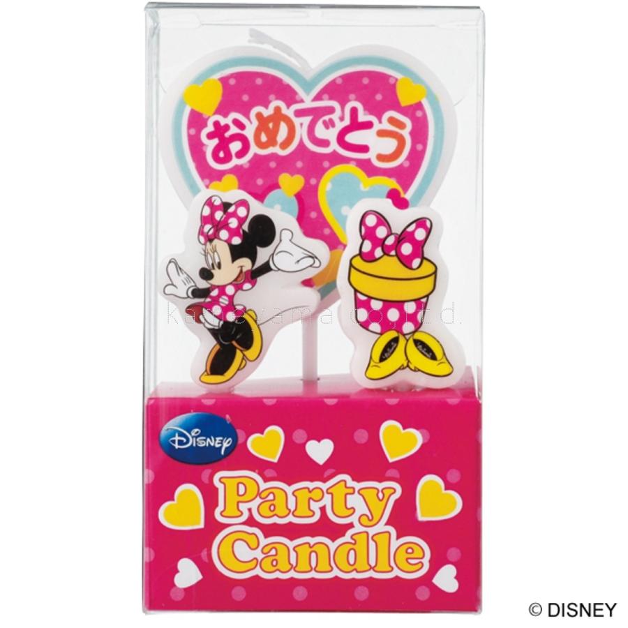 kameyama candle カメヤマ ディズニー ディズニーパーティーキャンドル ケーキ用キャンドル「ミニー」