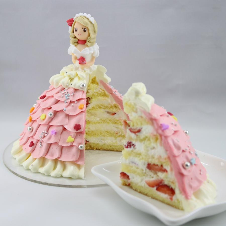 とってもかわいい プリンセスケーキ バースデーケーキ ピンク 4号 直径12 0cm 約4 5人分 お姫様ケーキ 暮らしの総合デパートケベック 通販 Yahoo ショッピング