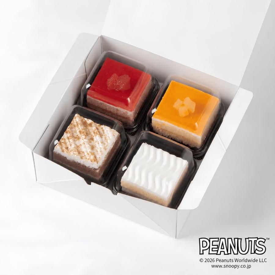 当店オリジナルケーキ　スヌーピー プチケーキアソート 4個セット |  | 08
