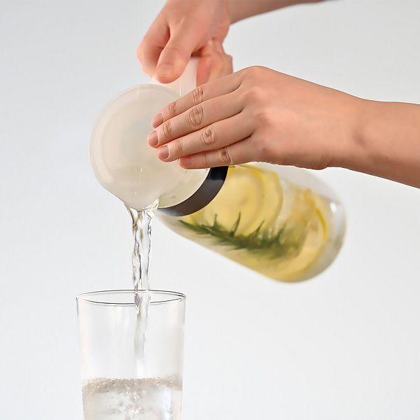 HARIO ハリオ 冷蔵庫ポットスリム 1400ml 24本セット : 暮らしの総合