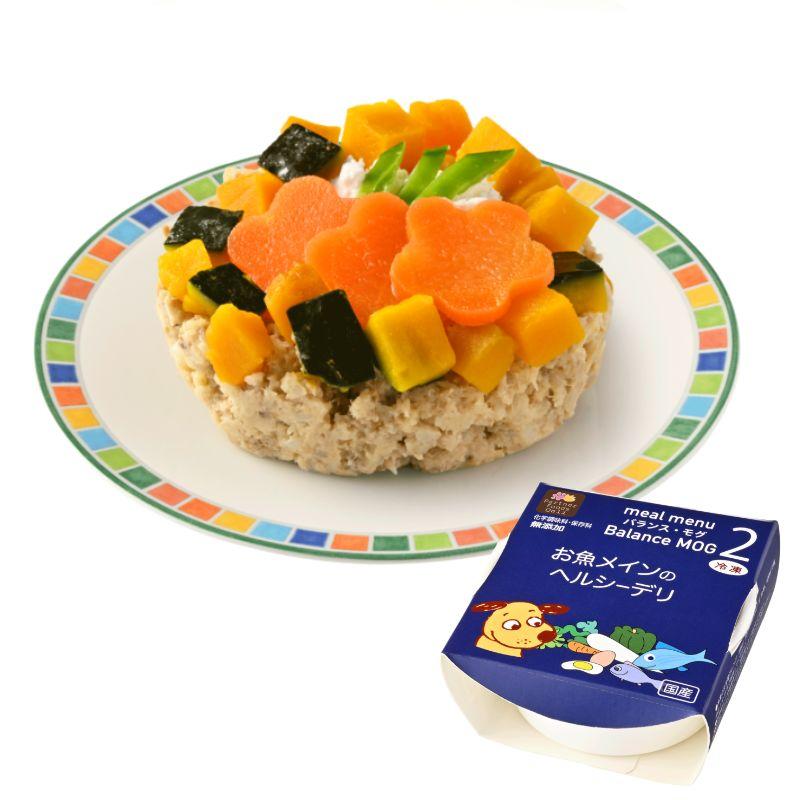 わんちゃんお誕生日ごちそうセット ミニロールケーキ（おいも）とバランス・モグ2　お魚メインのヘルシーデリのセット ケーキとご飯のセット |  | 07