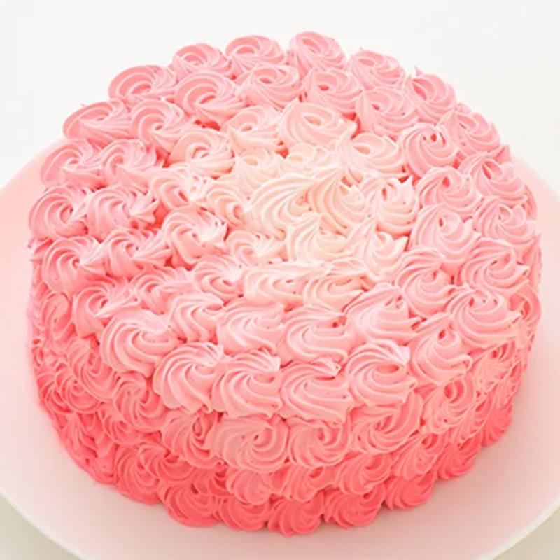 クラデーションが綺麗なローズケーキ 薔薇のデコレーションケーキ 甘さ控えめのバタークリーム 5号15cm 薔薇スイーツ 薔薇のケーキ |  | 03