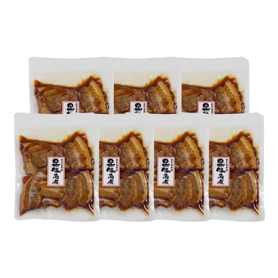 鹿児島県産 黒豚使用 豚角煮 190g (固形量150g 個包装)×7 離島は配送不可 2505の画像