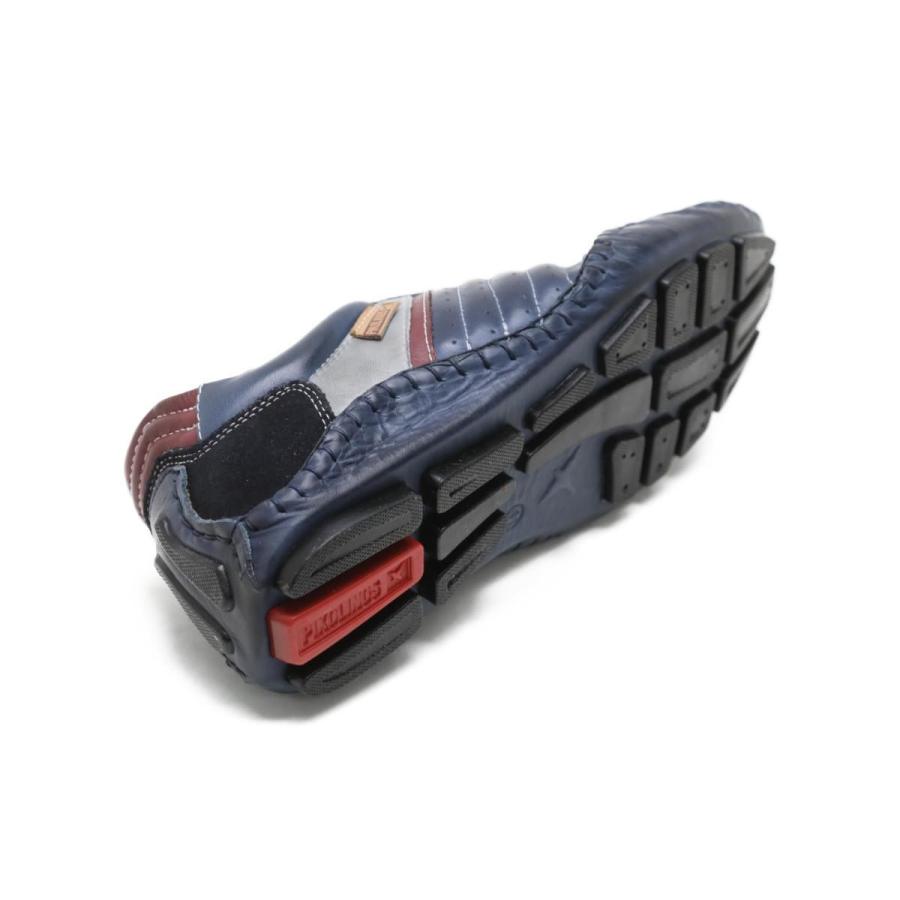 新品[サイズ交換片道無料]ピコリノス / PIKOLINOS メンズ カジュアルシューズ 15a-6092c1 フエンカラル/ドライビングスニーカー ホワイト ブルー ブラウン 自分で履ける