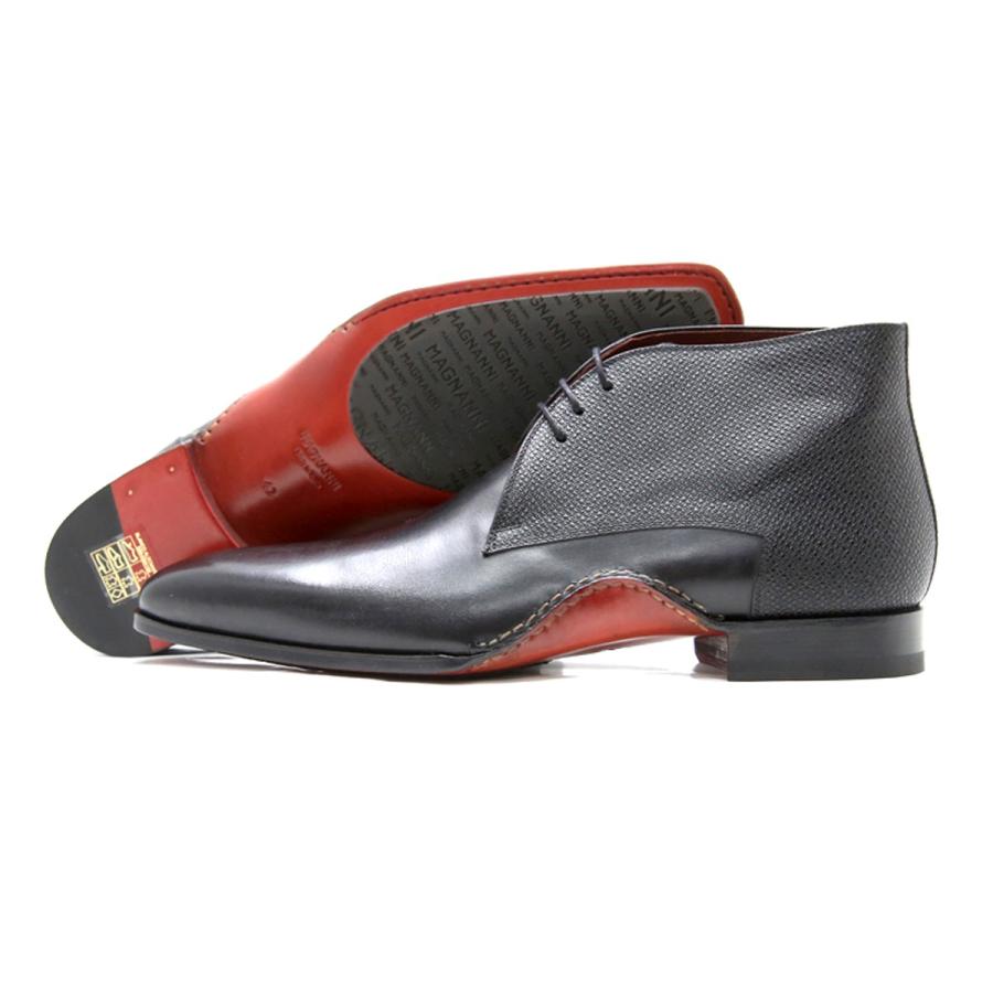 EDWIN [サイズ交換片道無料]ブーツ メンズ ブラック マグナーニ