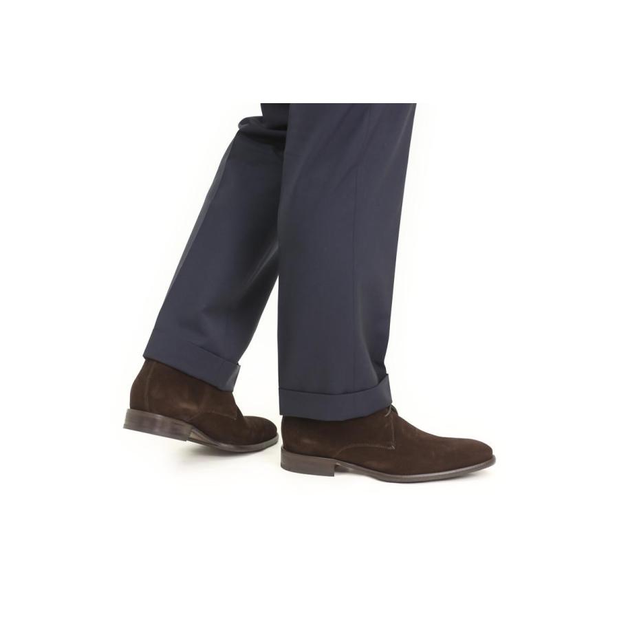 Calzoleria Toscana ダークブラウン スエードシューズ