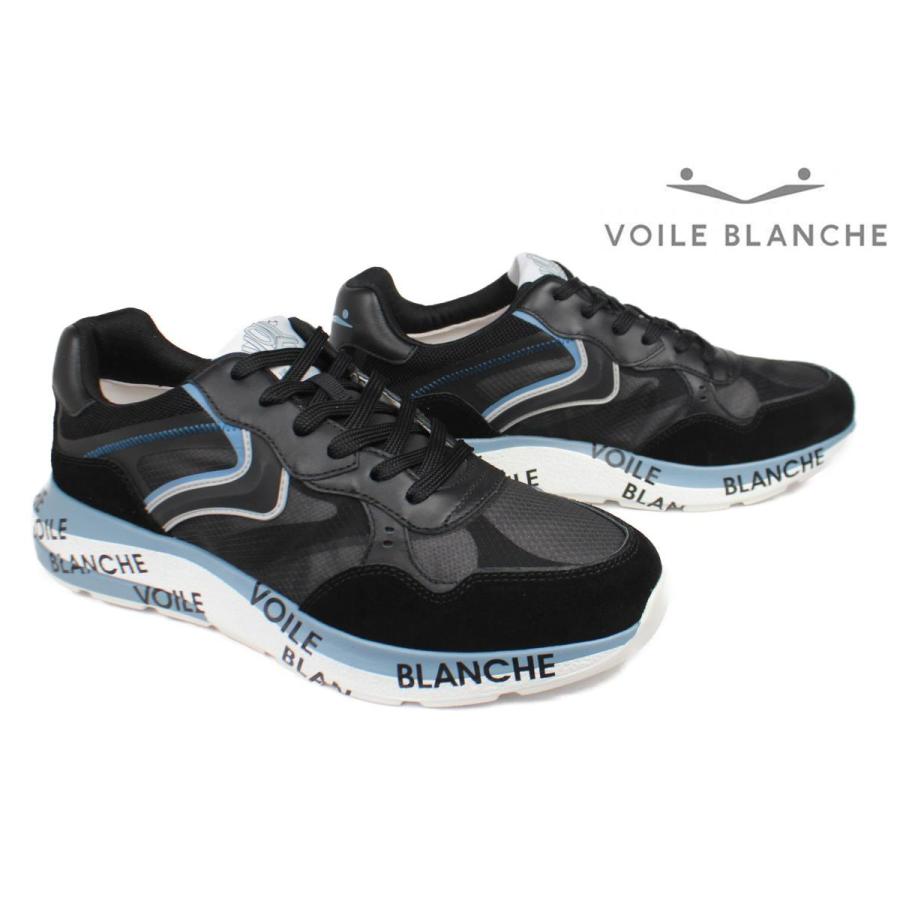 VOILE BLANCHE ボイルブランシェ メンズ スニーカー シャイン ブラック 