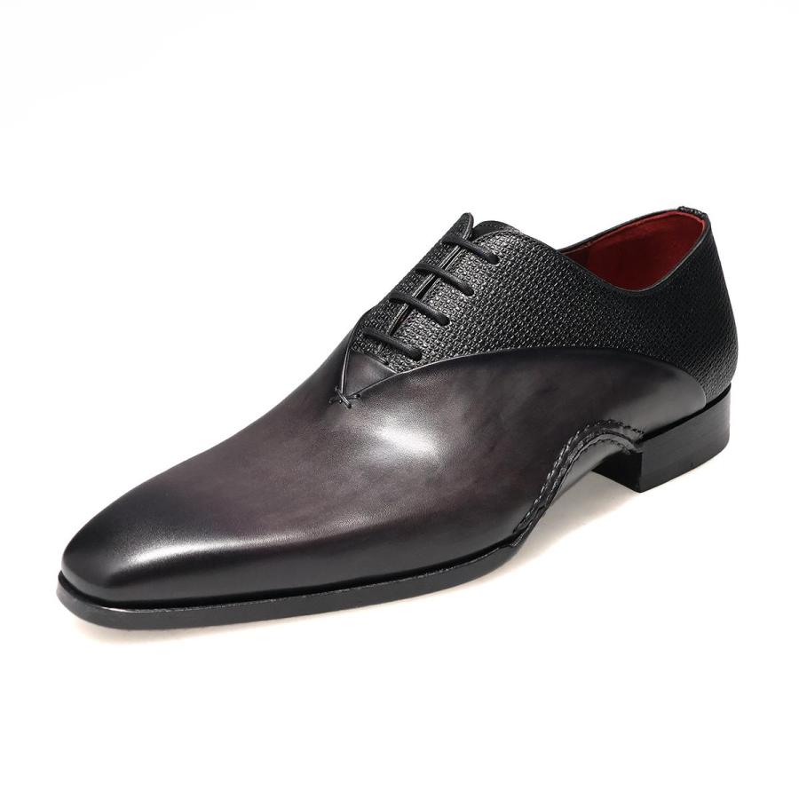 【クインクラシコ別注モデル】 マグナーニ MAGNANNI 革靴 プレーントゥ ミクスドメディア メンズ ドレスシューズ スペイン製 2026春夏新作 21396の画像