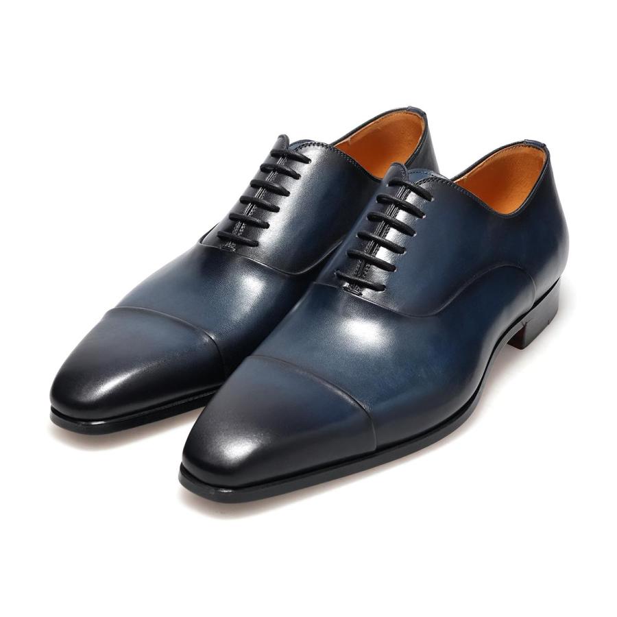 【クインクラシコ別注モデル】 マグナーニ MAGNANNI 革靴 内羽根ストレートチップ メンズ ドレスシューズ アズール スペイン製 2026春夏新作 23807の画像