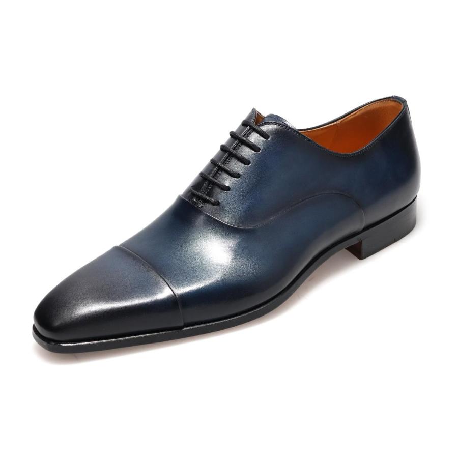 【クインクラシコ別注モデル】 マグナーニ MAGNANNI 革靴 内羽根ストレートチップ メンズ ドレスシューズ アズール スペイン製 2026春夏新作 23807の画像