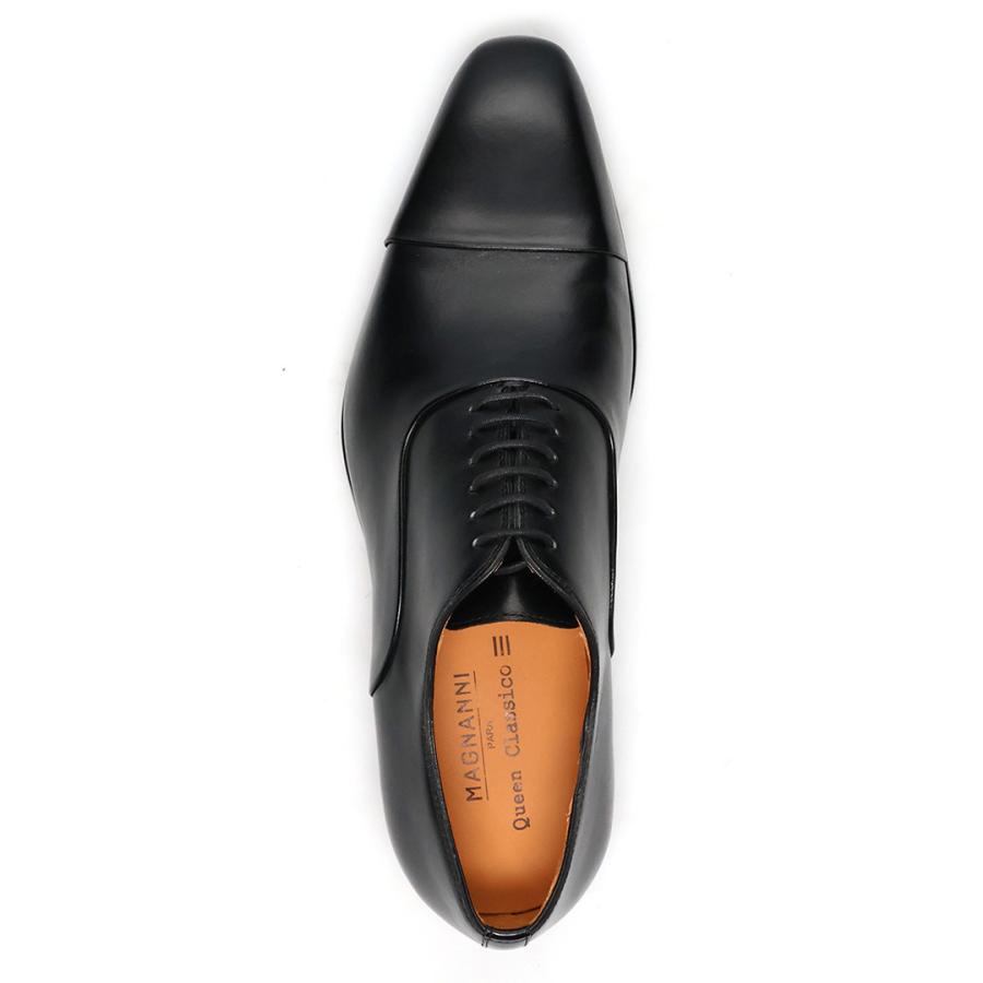 【クインクラシコ別注モデル】 マグナーニ MAGNANNI 革靴 内羽根ストレートチップ メンズ ドレスシューズ ブラックスペイン製 2026春夏新作 23807の画像