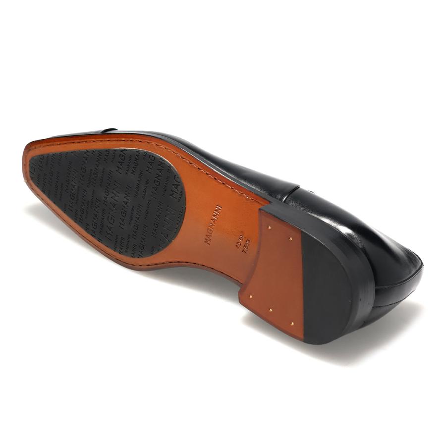 【クインクラシコ別注モデル】 マグナーニ MAGNANNI 革靴 内羽根ストレートチップ メンズ ドレスシューズ ブラックスペイン製 2026春夏新作 23807の画像