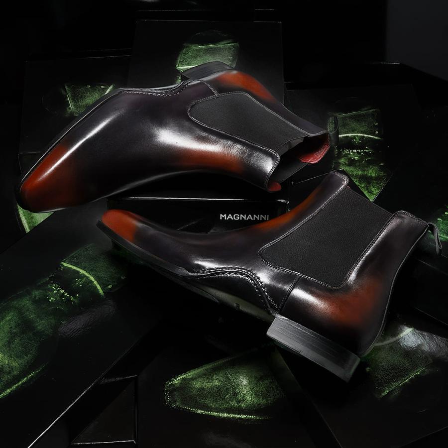 マグナーニ メンズ ドレスシューズ チェルシーブーツ スペイン製 MAGNANNI 24818の画像