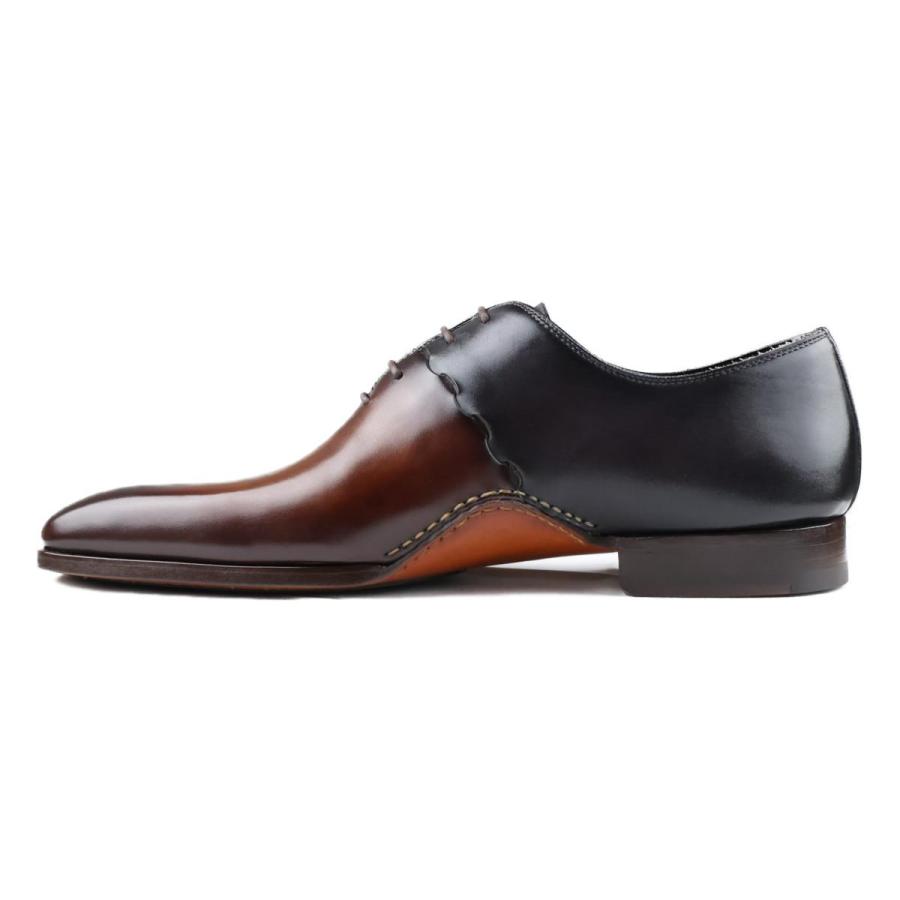【クインクラシコオリジナルモデル】 マグナーニ  ホールカット メンズ ドレスシューズ  本革 タバコグリス ブラウン MAGNANNI 25242の画像