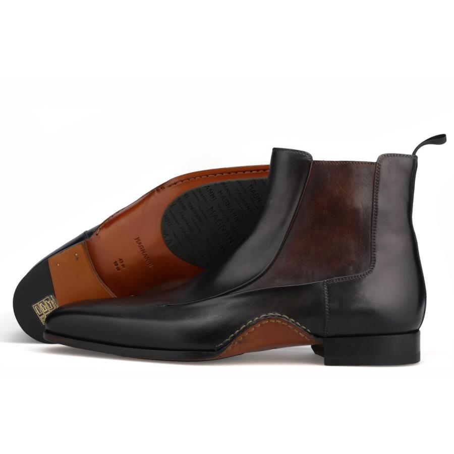 マグナーニ サイドゴア チェルシーブーツ メンズ ビジネスシューズ 革靴 紳士靴 ブラウン ブラック 黒 茶 MAGNANNI 20109【送料無料】 MAGNANNI（マグナーニ） 【クインクラシコオリジナルモデル